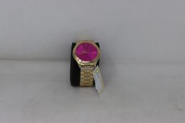 A ladies as new Michael Kors MK3264 Slim Runway Watch.