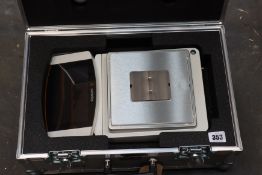 A Sartorius Cubis MCA8202S-2S00-0 precision balance scales with case.