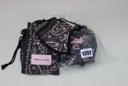 Ten as new Natasha Zinko Duo face masks (RRP £25 each).