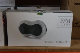 A boxed as new E & M Active Magic Touch Massage Cushion (RRP £118) https://emactive.com/em-active/