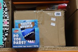 Twelve boxed as new Tobar Shark Attack Games.