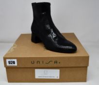 A pair of as new Unisa Lezama ankle boots (EU 38).