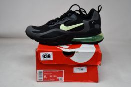 A pair of as new Nike Air Max 270 React trainers (UK 5.5).