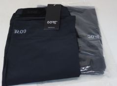 Two pairs of men's as new Gore C5 cycling shorts (L - RRP £99 each).