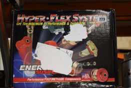 A boxed Hyper-flex system energy suspension for Nissan 350z/ Infiniti G35 (RRP £456) (Box opened for