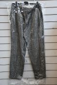 A pair of women's as new Oui dark grey trousers (Size 46 - RRP £139).