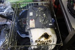 Ten items of as new Raging Bull clothing to include jackets, hoodies, T-shirt, polo shirts and shirt