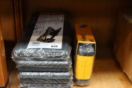 A Dewalt DT7507QZ Metric Impact Socket Set 10 - 27mm (9 Piece) and four Task 52 piece socket sets,