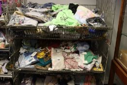 A quantity of as new clothing and related items.