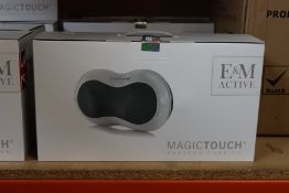 A boxed as new E & M Active Magic Touch Massage Cushion (RRP £118) https://emactive.com/em-active/