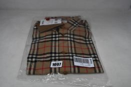 An as new Burberry Chartley shirt (L - RRP £350).