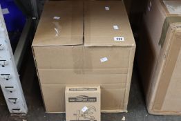 Twenty boxed Showtec fast coupler 150kg slimline for 50mm tubes.