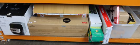 A quantity of household and outdoor items to include Deerma handheld wireless vacuum cleaner,