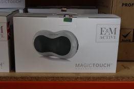 A boxed as new E & M Active Magic Touch Massage Cushion (RRP £118) https://emactive.com/em-active/