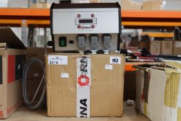 A Rhein Nadel Automation ESK 2002 S vibratory feeder control.