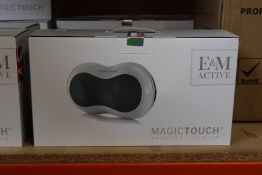 A boxed as new E & M Active Magic Touch Massage Cushion (RRP £118) https://emactive.com/em-active/