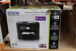 A boxed Epson WorkForce Pro WF-4730DTWF (A4) Colour Inkjet Multifunction Printer.