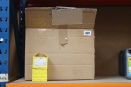 A large quantity of boxed as new Stoddard cotton yarn and calico wheel polishers (Approximately 80