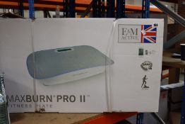 A boxed as new E & M Active Maxburn Fitness Plate Pro II RRP (£799) https://emactive.com/em-active/
