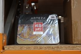 Five sets of forty eight as new Arteza Artist Quality Coloured Pencils.