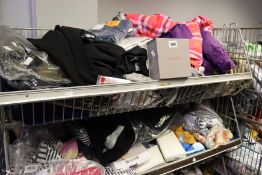 A quantity of as new clothing and related items.