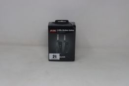 A boxed as new Nux b-5rc 2.4ghz wireless system for guitar/bass.