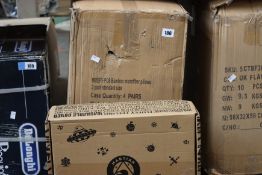 Four pairs of boxed as new Martian Dreams bamboo microfiber pillows.