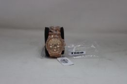 A ladies as new Michael Kors MK3247 Runway Twist Watch.