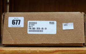 A boxed Honeywell model D load cell (Part no: 060-7076-05-01, calibration certificate included).