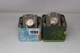 Two ladies as new Fossil Georgia watches ES2830 (RRP £75 each).