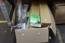 A quantity of miscellaneous motorcycle parts to include Hi Level front mud guards, Extreme maximum