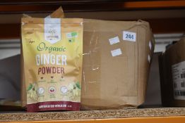 A large quantity of Superfood World Organic Ginger Powder (Approximately 35 x 300g).