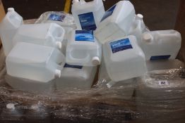 A quantity of demineralised water (Approximately 45 bottles, all 5ltr except for 1 x 25ltr).