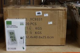 Ten boxed as new Youshiko YC9331 radio controlled weather stations.