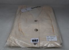 Three as new Iris & Ink Adrienne belted crinkled-crepe midi dresses (Sizes 2 x 12, 1 x 14 - RRP £