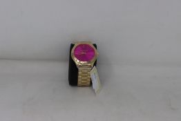 A ladies as new Michael Kors MK3264 Slim Runway Watch.
