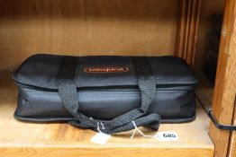 An as new VonHaus 20V MAX Angle Grinder with battery, charger and case.