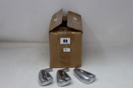 Eight as new Ping G410 iron golf club heads to include seven green (Right handed), seven green (Left