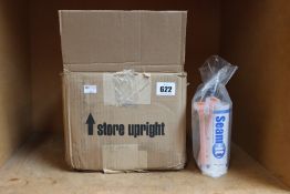 Ten sealed 250ml Seam-It adhesives.