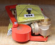 Two FEL drop weights/free fall fire valves with fitting kit.