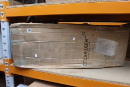 An as new Crosswater bath/shower mixer in brushed brass (PRO416FF).