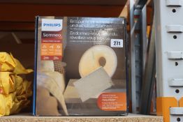 A boxed Philips Somneo Sleep & Wake Up Light.