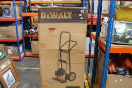 A boxed as new DeWalt DXWT-101-KIT heavy duty sack truck.