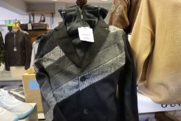 A men's as new Desigual Hybrid Patch coat (EU 42 - RRP £214).