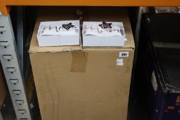 Eighty boxed as new Ginger Ray rose gold foiled white 