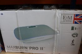 A boxed as new E & M Active Maxburn Fitness Plate Pro II RRP (£799) https://emactive.com/em-active/
