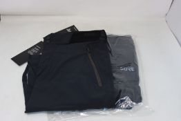 Two pairs of men's as new Gore C5 cycling shorts (M - RRP £99 each).