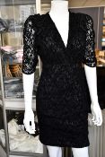 A ladies as new Maje Dress in black (size 1).