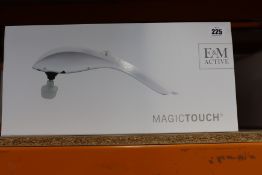 A boxed as new E & M Active Magic Touch Hand Held Massager (RRP £129) https://emactive.com/em-