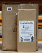 Ten boxed as new L'accroupisseur foldable bamboo toilet stools.